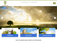 Tablet Screenshot of heelhoeve.nl